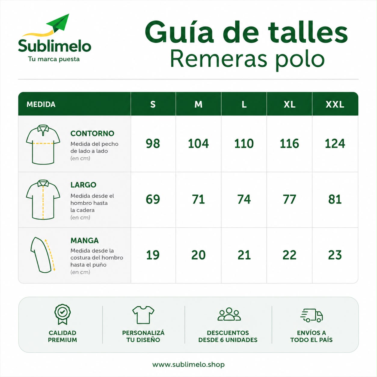 Guía de talles