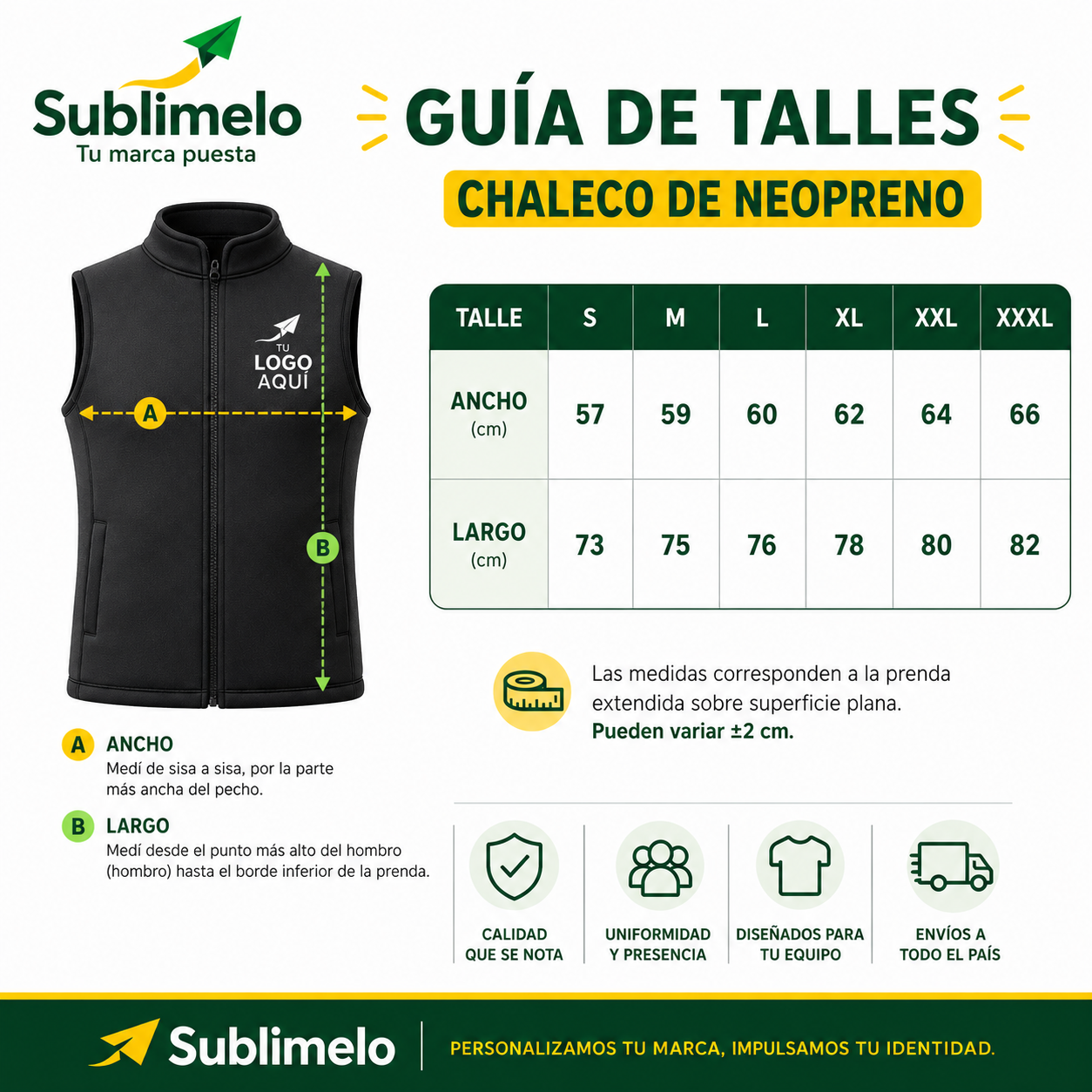 Guía de talles